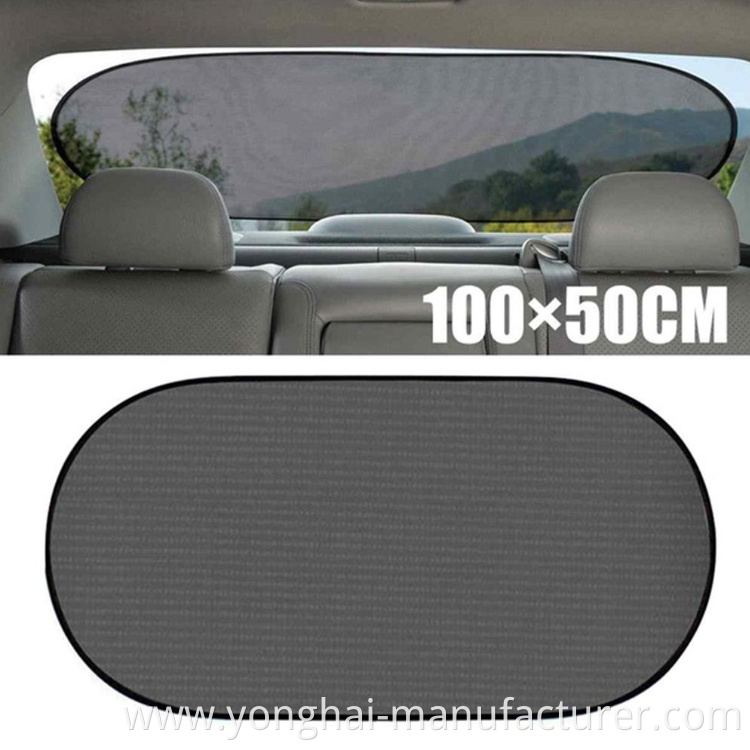 Auto Car Collapsible Mesh Glass Insulation Universal Curtain Summer Side Sunshade For Rear Window